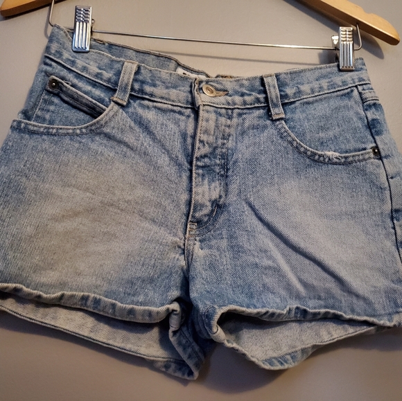 Liquid x Jeans - Blue Butterfly Denim Shorts - Size 3 - Picture 5 of 11